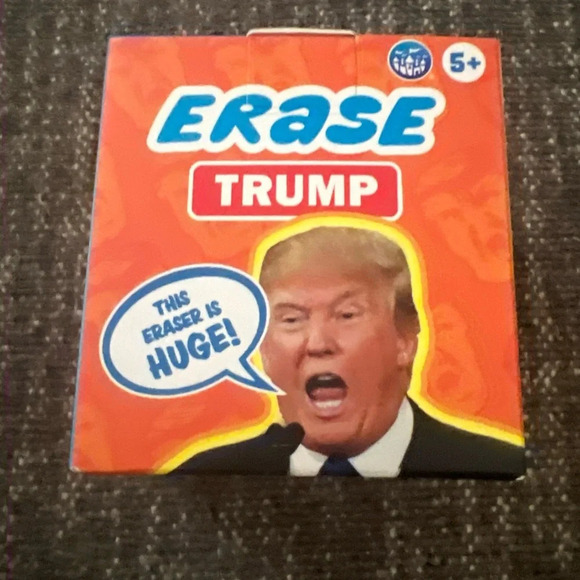 NWT Donald Trump Head Rubber Eraser - Picture 2 of 6